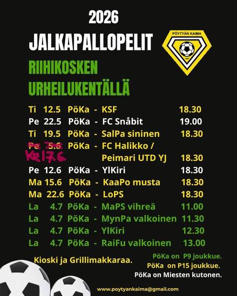 Kevätkauden pelit