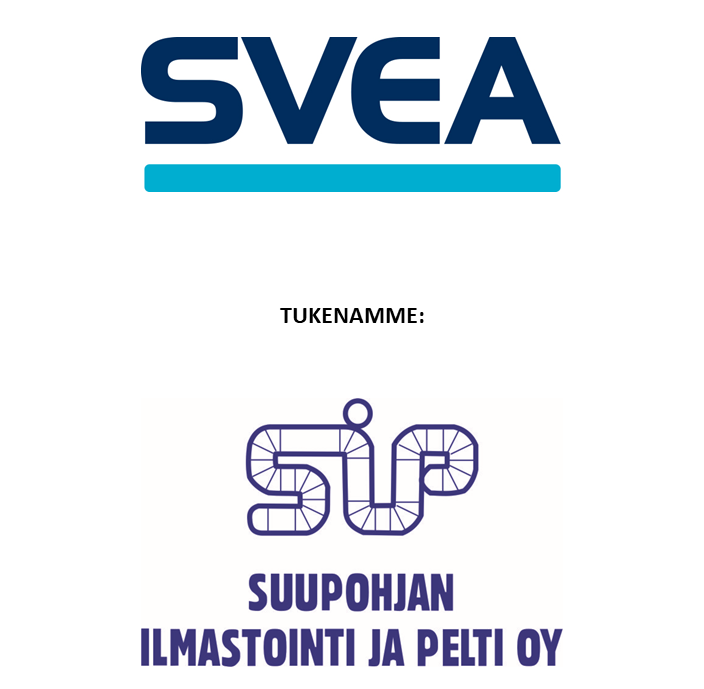C1-joukkueen tukijoina SVEA Ekonomi ja Suupohjan Ilmastointi ja Pelti Oy
