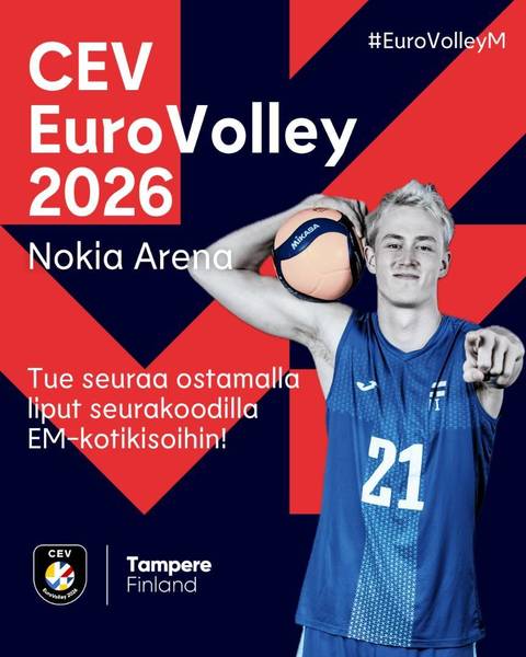 EM-kisat syyskuussa 2026 – osta lippupaketit ennakkoon PuMan seurakoodilla