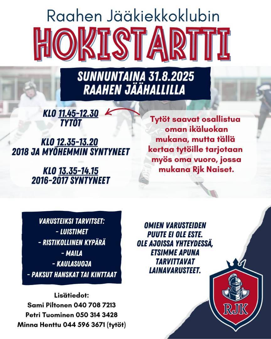 HOKISTARTTI tulee taas!