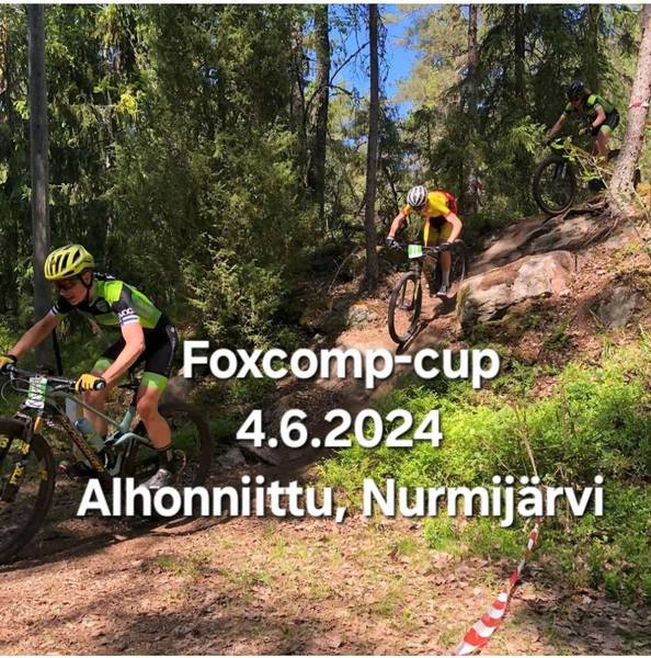 Foxcomp-cup maastopyöräily 4.6.2024 Alhonniittu, Nurmijärvi