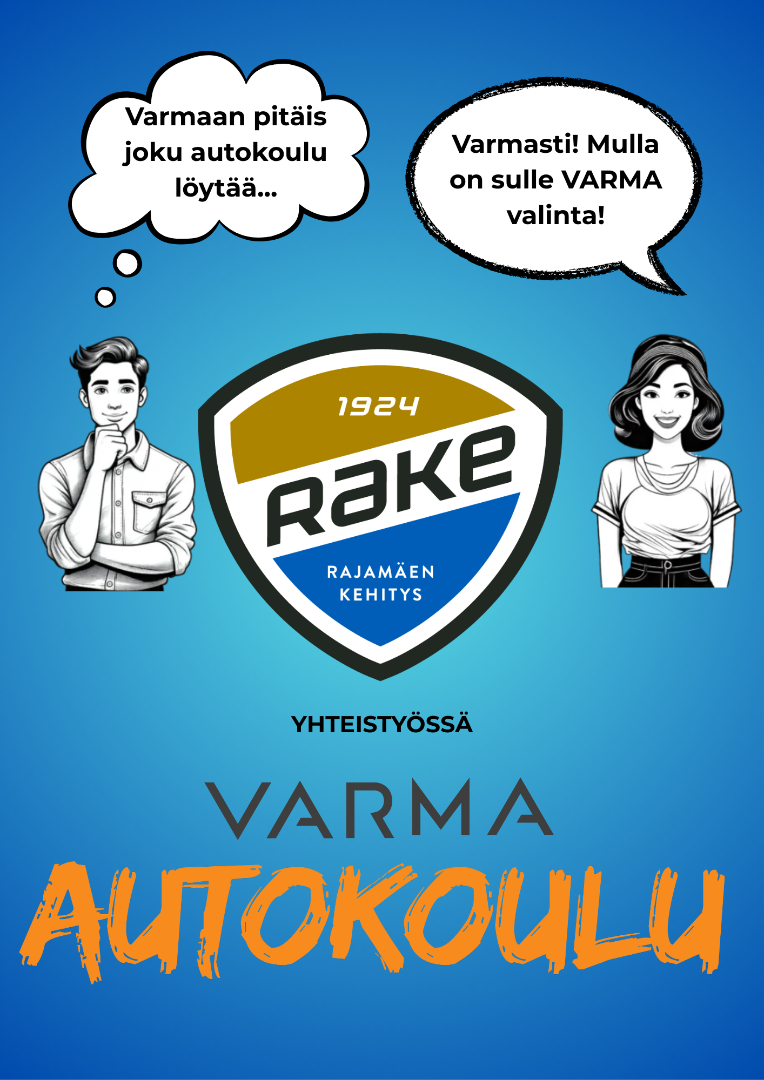 RaKe yhteistyössä Varma Autokoulun kanssa!
