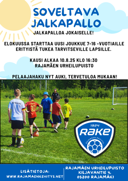 UUSI JOUKKUE: Soveltava jalkapallo