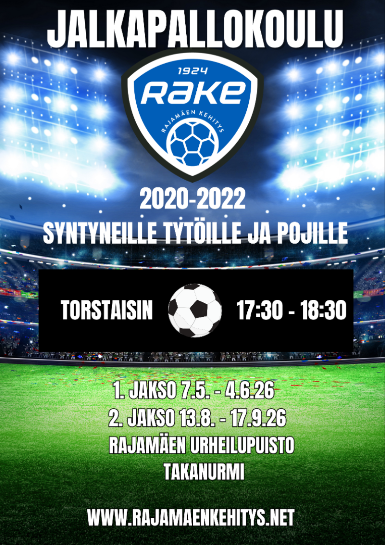 Tervetuloa Jalkapallokouluun!