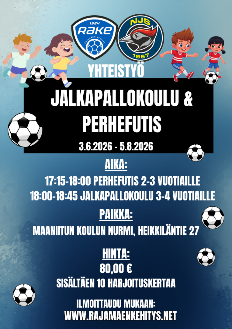 Kirkonkylällä Jalkapallokoulua ja Perhefutista!