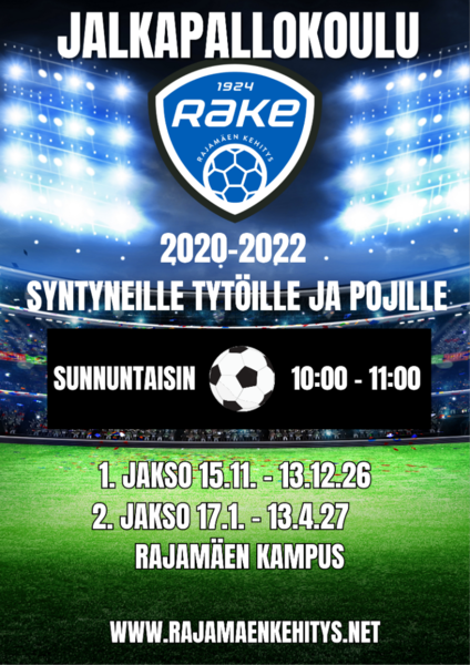 Tervetuloa Jalkapallokouluun!