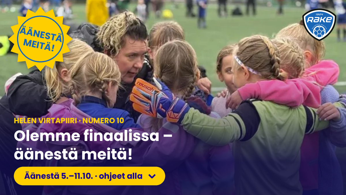 Äänestä RaKen tytöt voittoon!