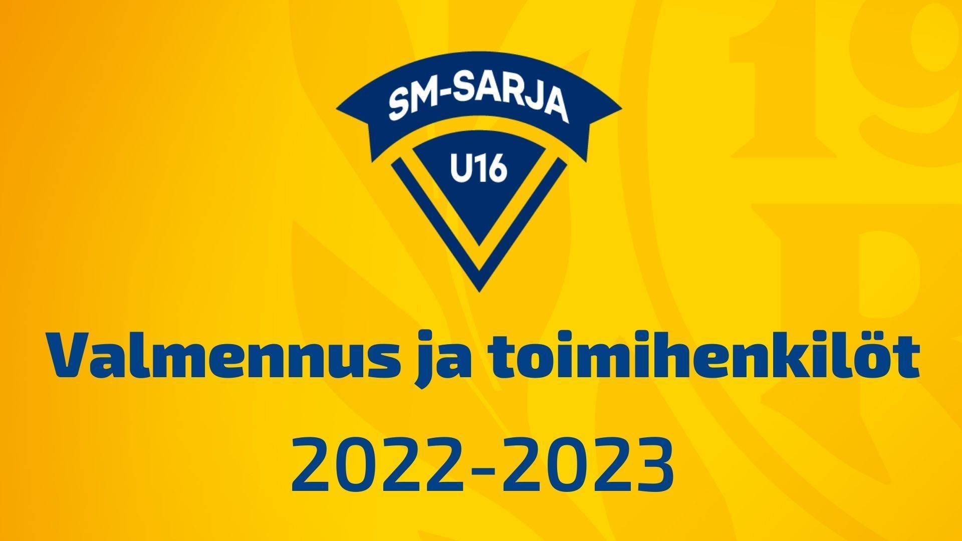 Lukon U16 SM-joukkueen valmennus ja toimihenkilöt 2022-23