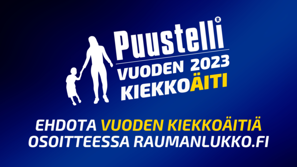 Puustelli ja Rauman Lukko etsivät yhdessä vuoden 2023 kiekkoäitiä! 
