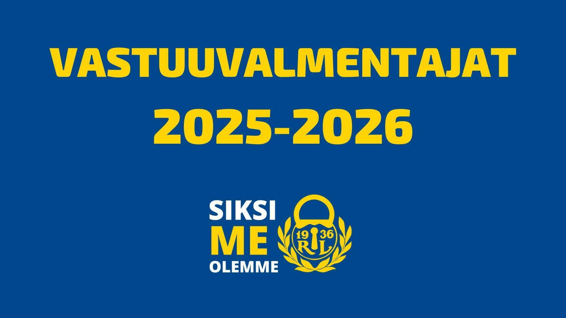  Lukon naisten ja juniorijoukkueiden vastuuvalmentajat kaudella 2025–26