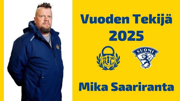 Jääkiekkoliiton alueet palkitsivat Vuoden Tekijät