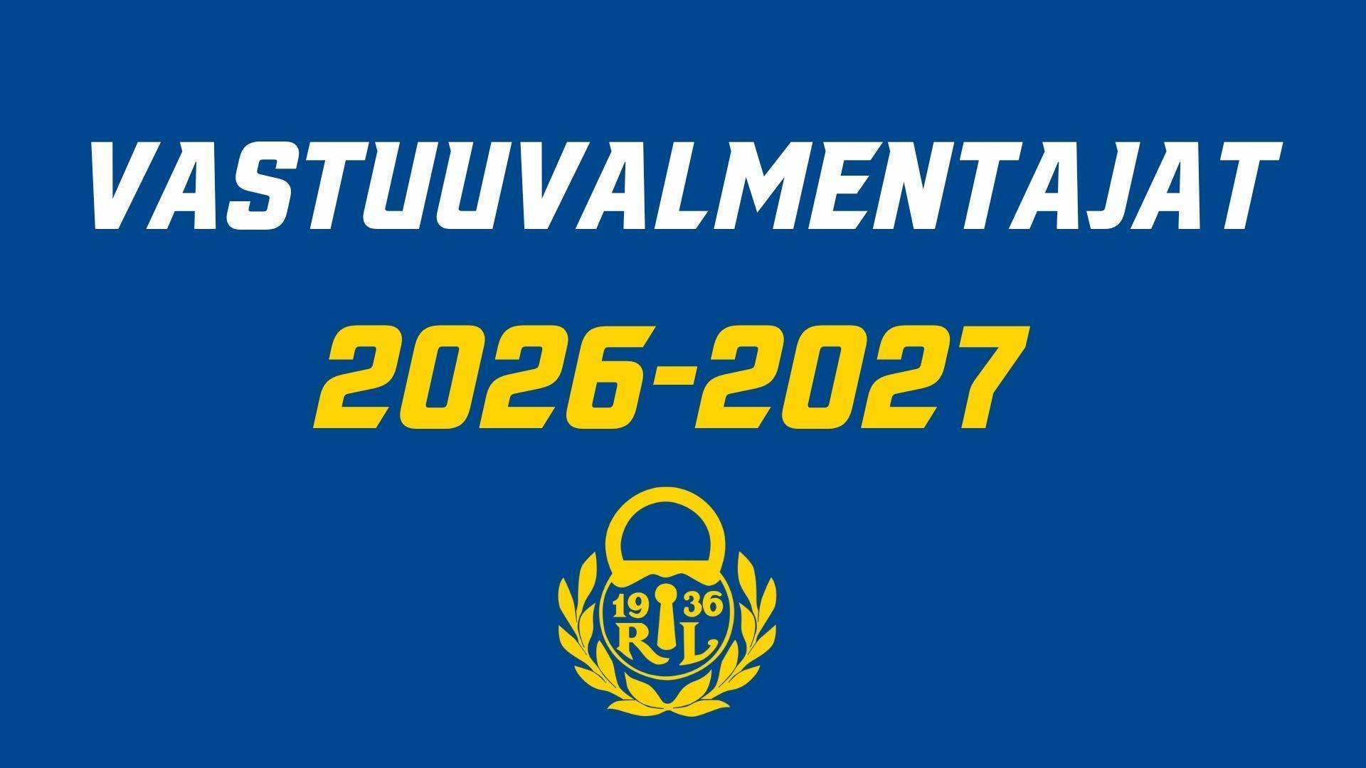 Lukko ry:n jääkiekkojoukkueiden vastuuvalmentajat kaudella 2026-27