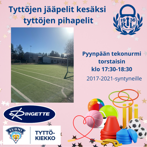 Tyttöjen pihapelit tulee taas!