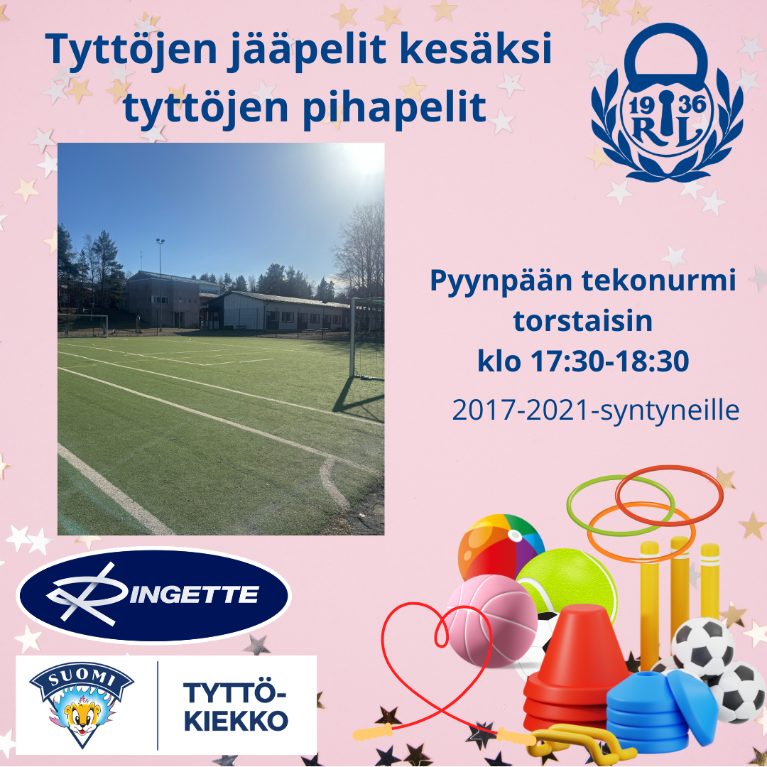 Tyttöjen pihapelit tulee taas!