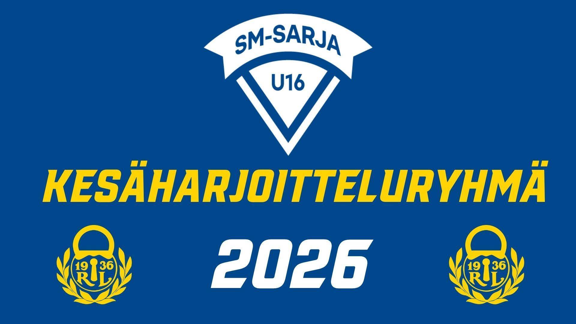U16 SM-joukkueen kesäryhmä