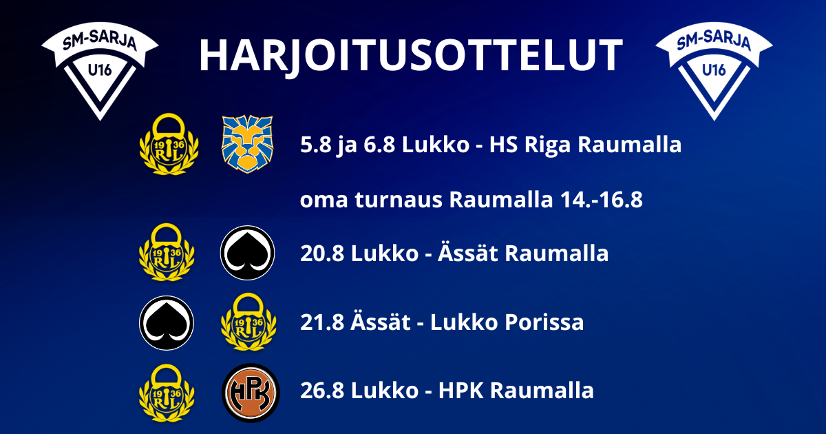 Syksyn harjoitusottelut