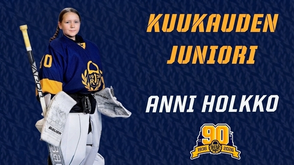 Ringette E-joukkueen Anni Holkko Lukon syyskuun juniori