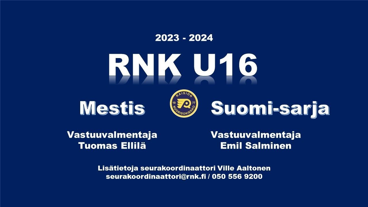 U16 Mestis & Suomi-sarja