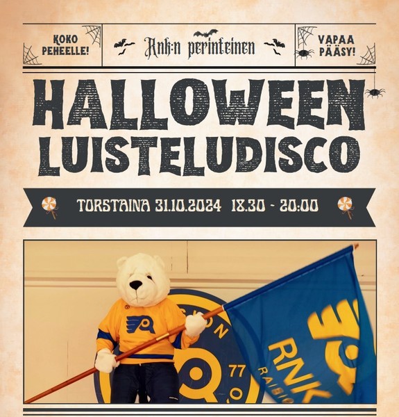 Halloween-luisteludisco 31.10.