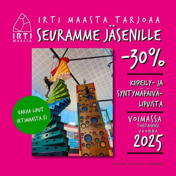 Yhteistyö Irti Maasta kanssa jatkuu - Nähdään seinillä!
