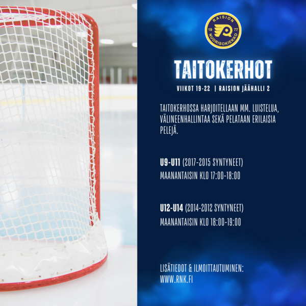 Taitokerhot U9-U11 & U12-U14