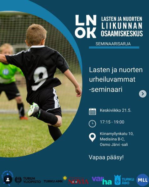 Lasten ja nuorten urheiluvammat -seminaari