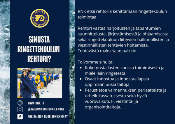 Sinusta ringettekoulun rehtori?