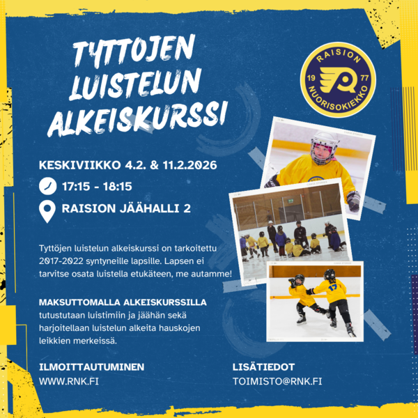 Tyttöjen luistelun alkeiskurssi