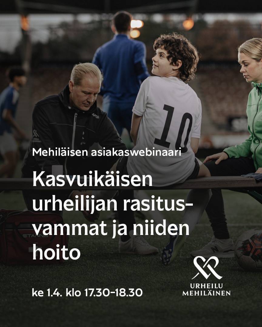 Webinaari: Kasvuikäisen urheilijan rasitusvammat ja niiden hoito