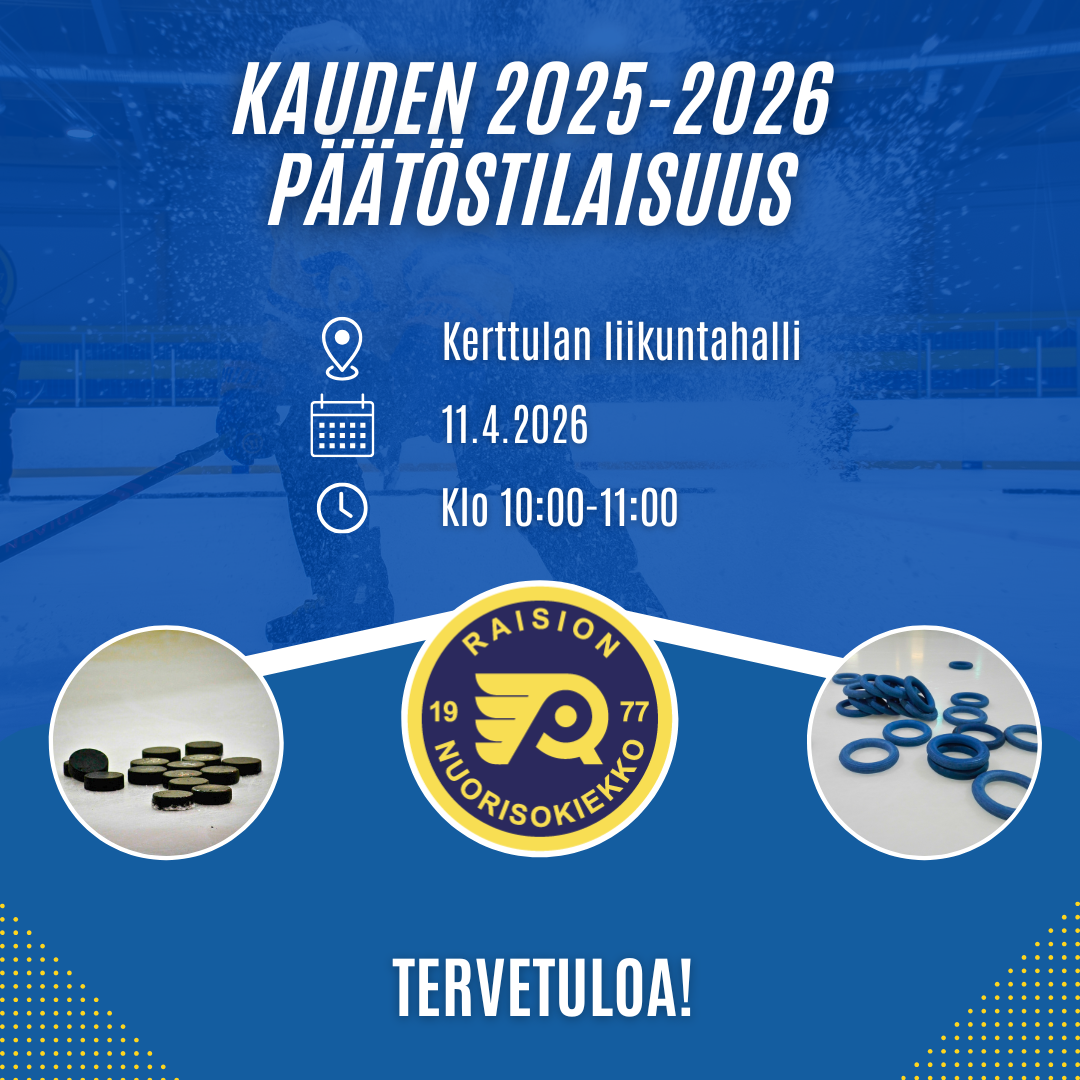 Seuran kauden päätostilaisuus