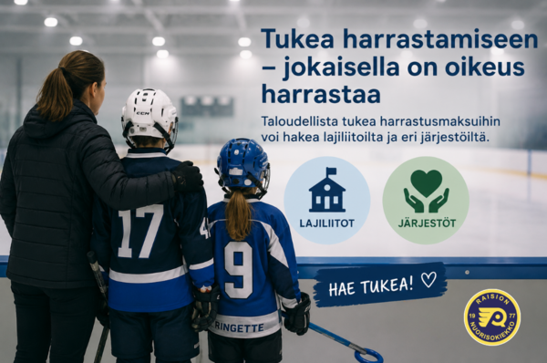 Tukea harrastusmaksuihin - jokaisella on oikeus harrastaa