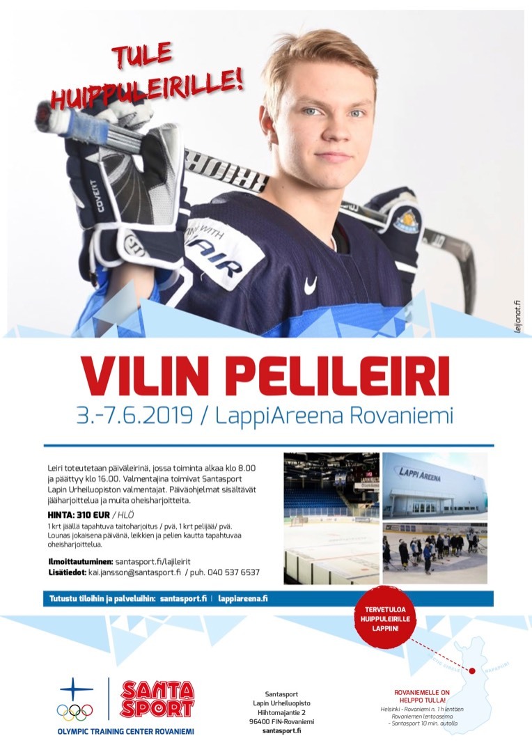 Paikkoja jäljellä Vilin Pelileirille 3-7.6.2019