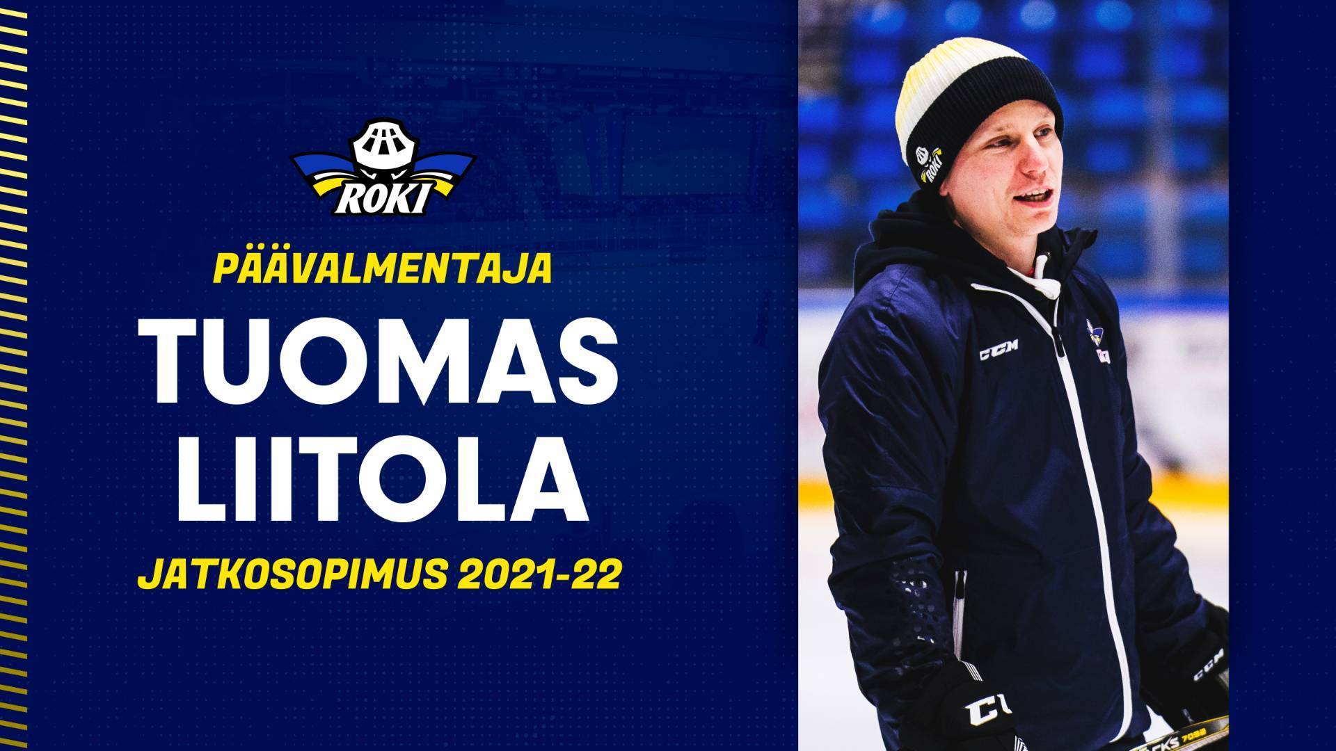 Tuomas Liitola jatkaa RoKin naisten päävalmentajana myös ensi kaudella