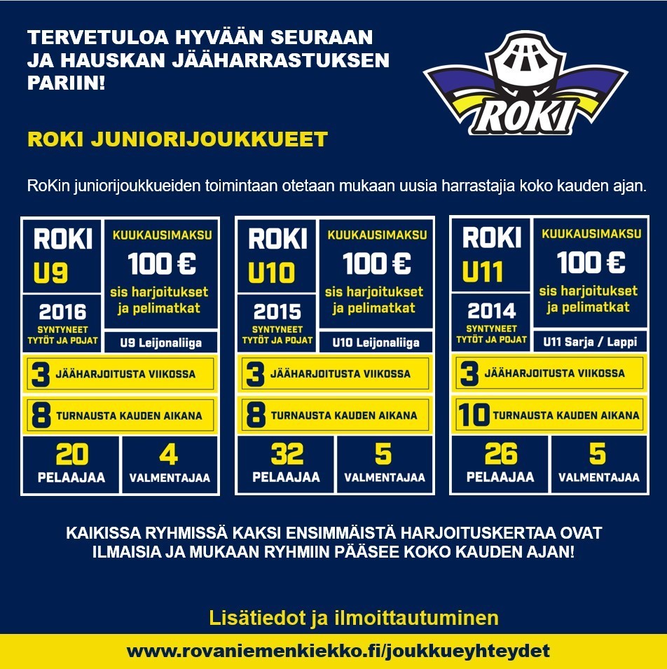 Tervetuloa mukaan meidän joukkueeseen!