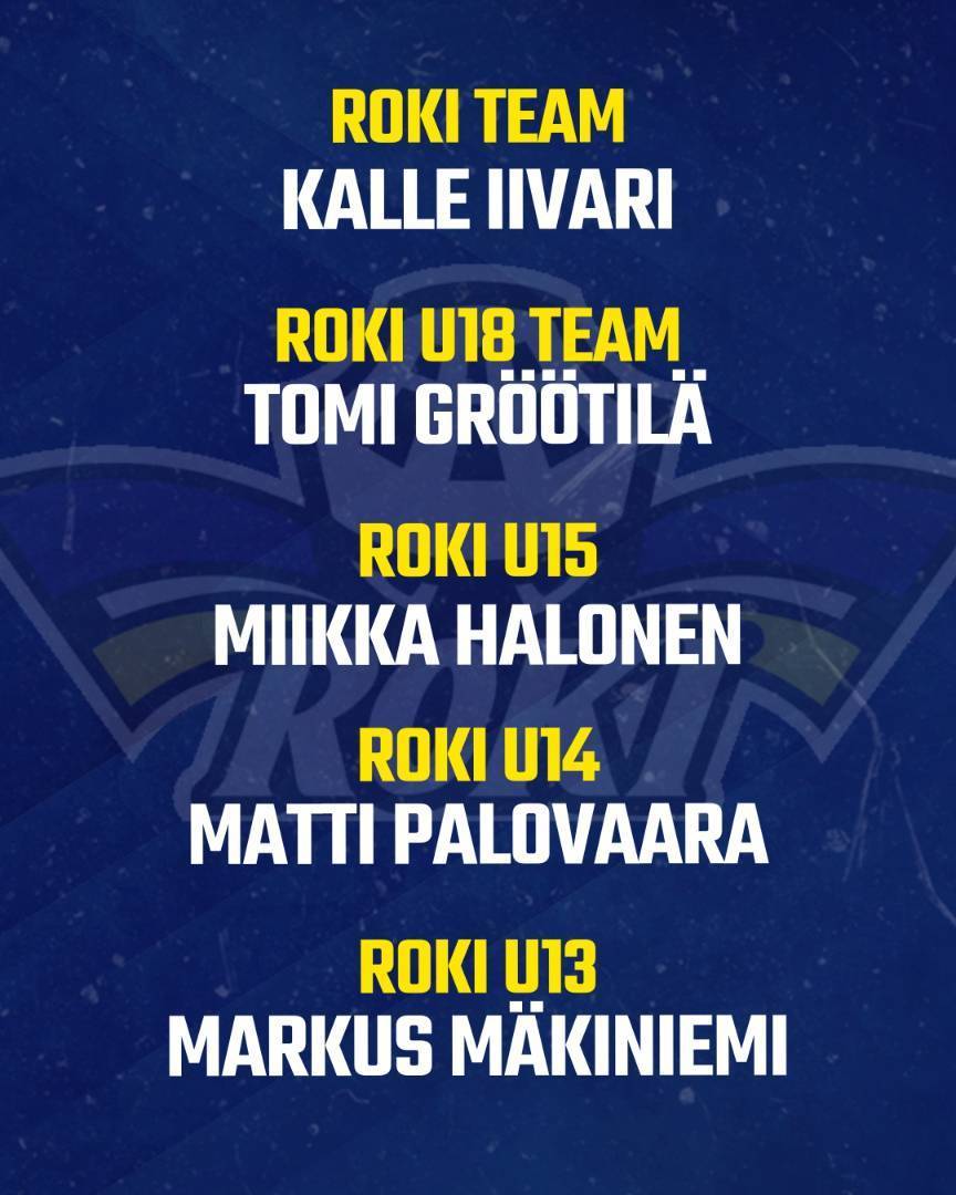 Lisää valmentajauutisia kaudelle 2026-2027!