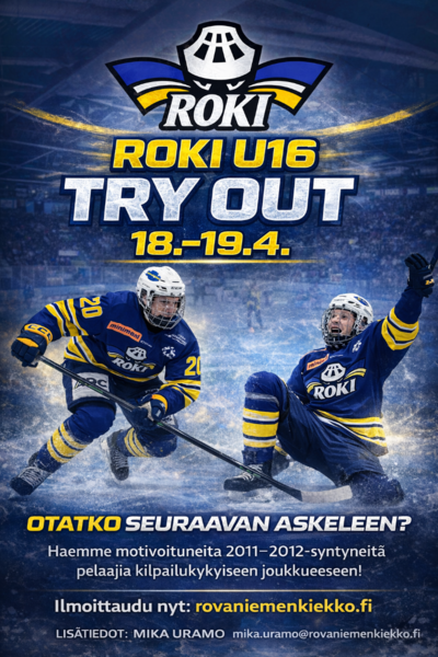ROKI U16 - Try Out 18.-19.4.
