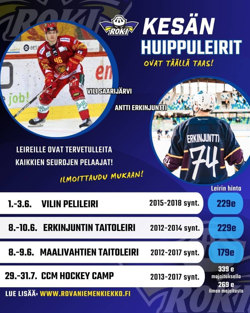 Tervetuloa kesän huikeimmille kiekkoleireille!