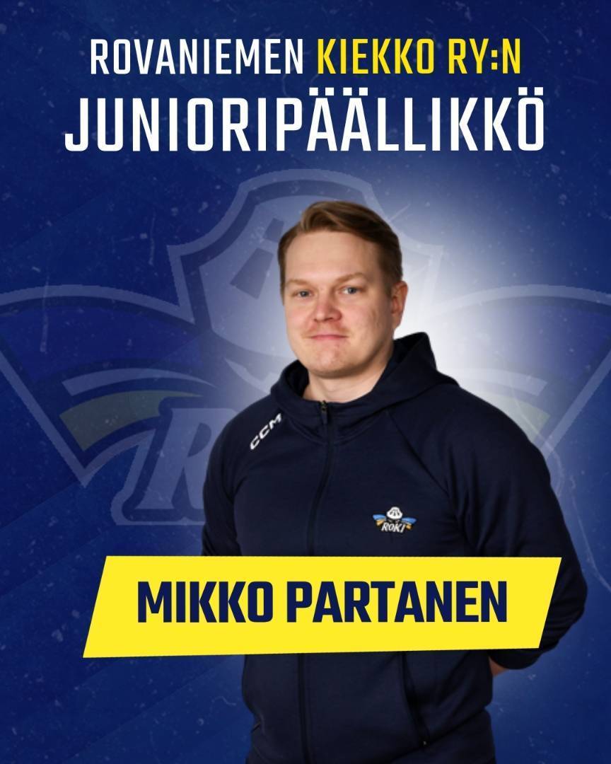 Mikko Partanen RoKin junioripäälliköksi