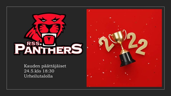 RSS Panthersin kauden 2021-22 päättäjäiset 24.5