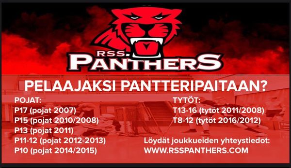 Pelaajaksi pantteripaitaan