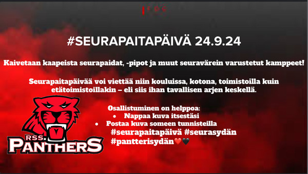 #SEURAPAITAPÄIVÄ 24.9.24