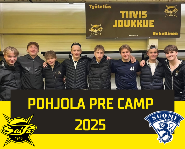 SaiPa Junioreista 9 pelaajaa Pohjola Pre Camp-leirille