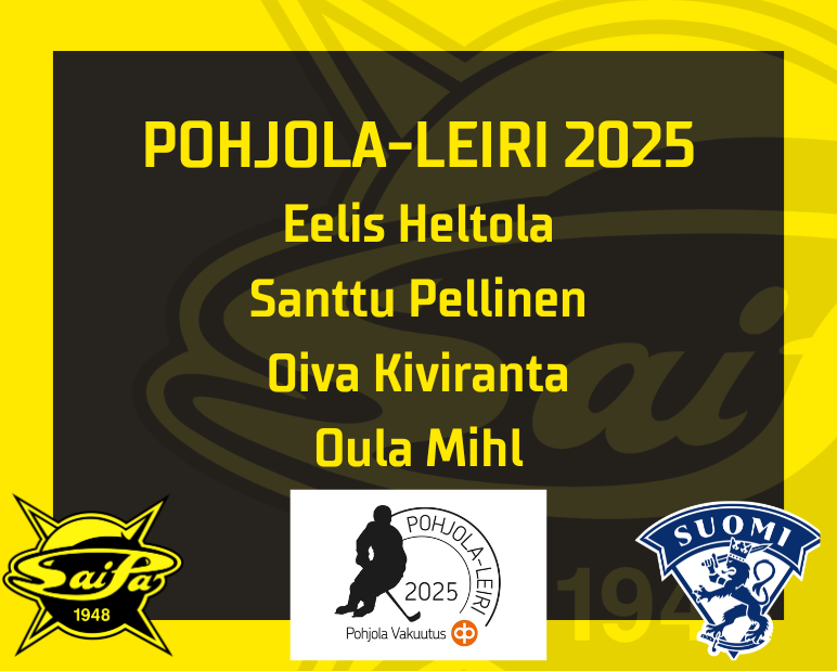 SaiPa Junioreiden pelaajia Pohjola-leirille