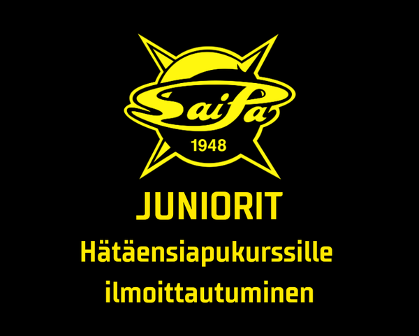 Hätäensiapukurssi SaiPa Junioreiden toimihenkilöille