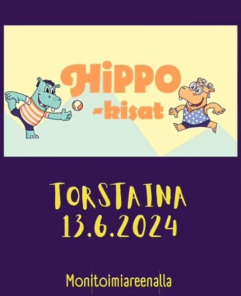 Yleisurheilun Hippo-kisat monitoimikentällä torstaina 13.6.2024 