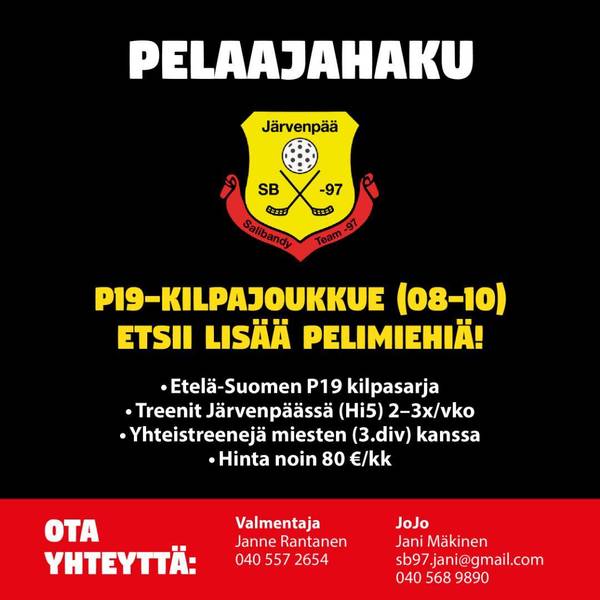 SB-97 P19 – PELAAJAHAKU