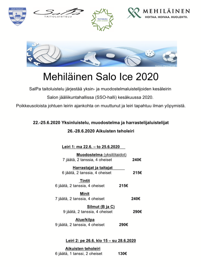 Mehiläinen Salo Ice 2020