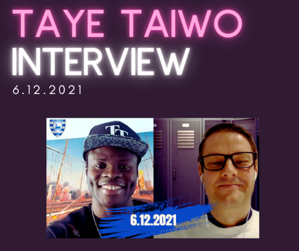 Katso Taye Taiwon haastattelu Joutsenlauman Youtube-kanavalta!