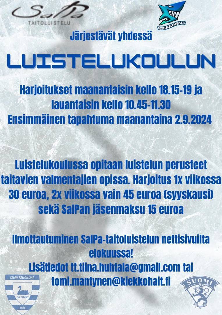 Tervetuloa mukaan!