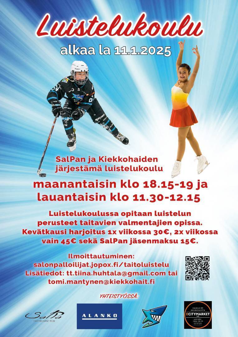 Luistelukoulu kevätkausi 